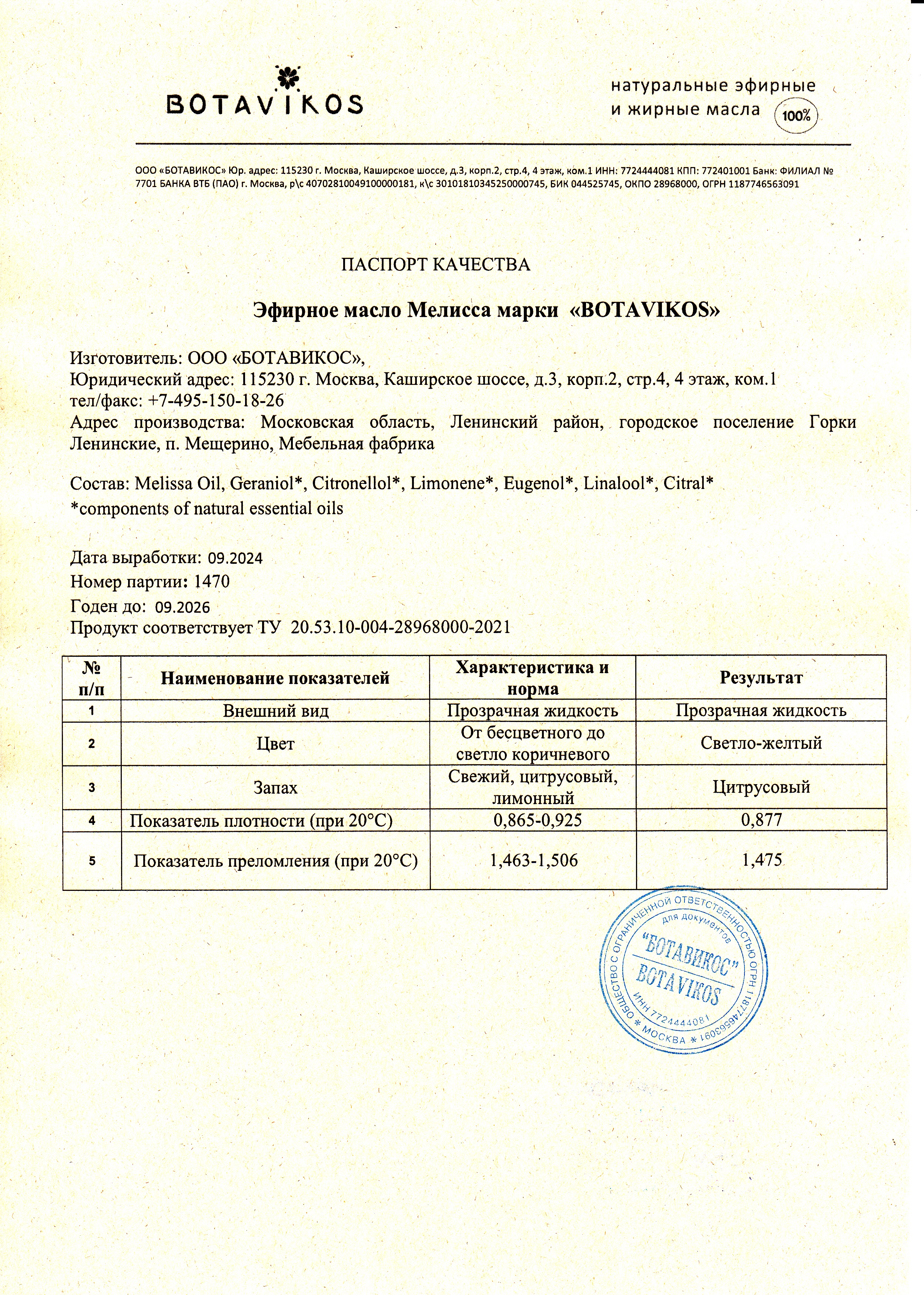 Паспорт №092024